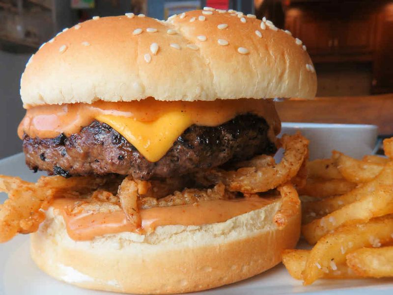 Indiana - The Hoosier Haystack Burger