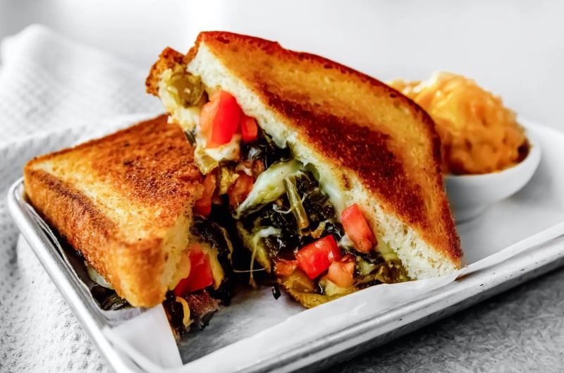 Indiana's Cornbread Grilled Cheese