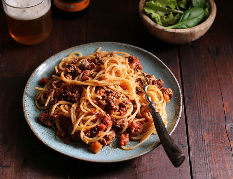 Tunisian Harissa Spaghetti