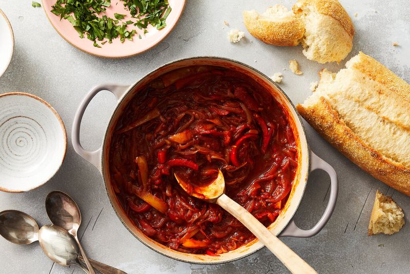 Hungarian Tomato and Paprika Stew