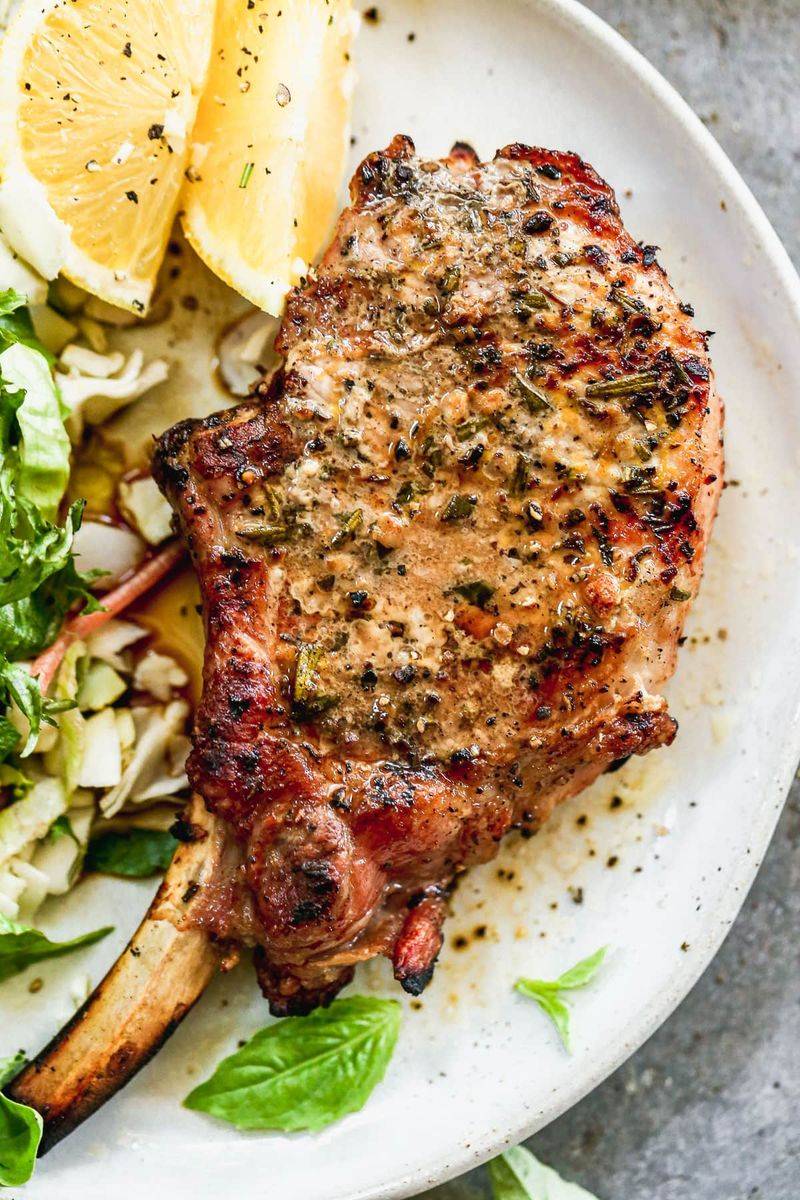 Iowa: Grilled Pork Chops