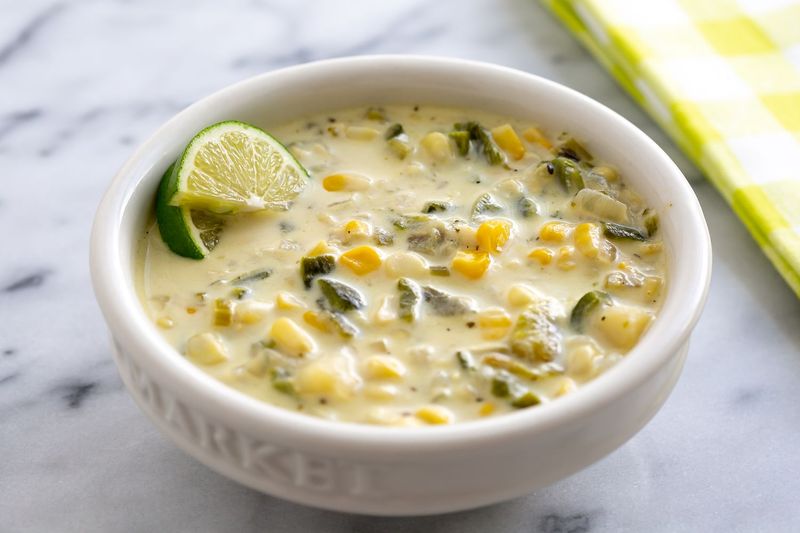 Corn and Poblano Chowder