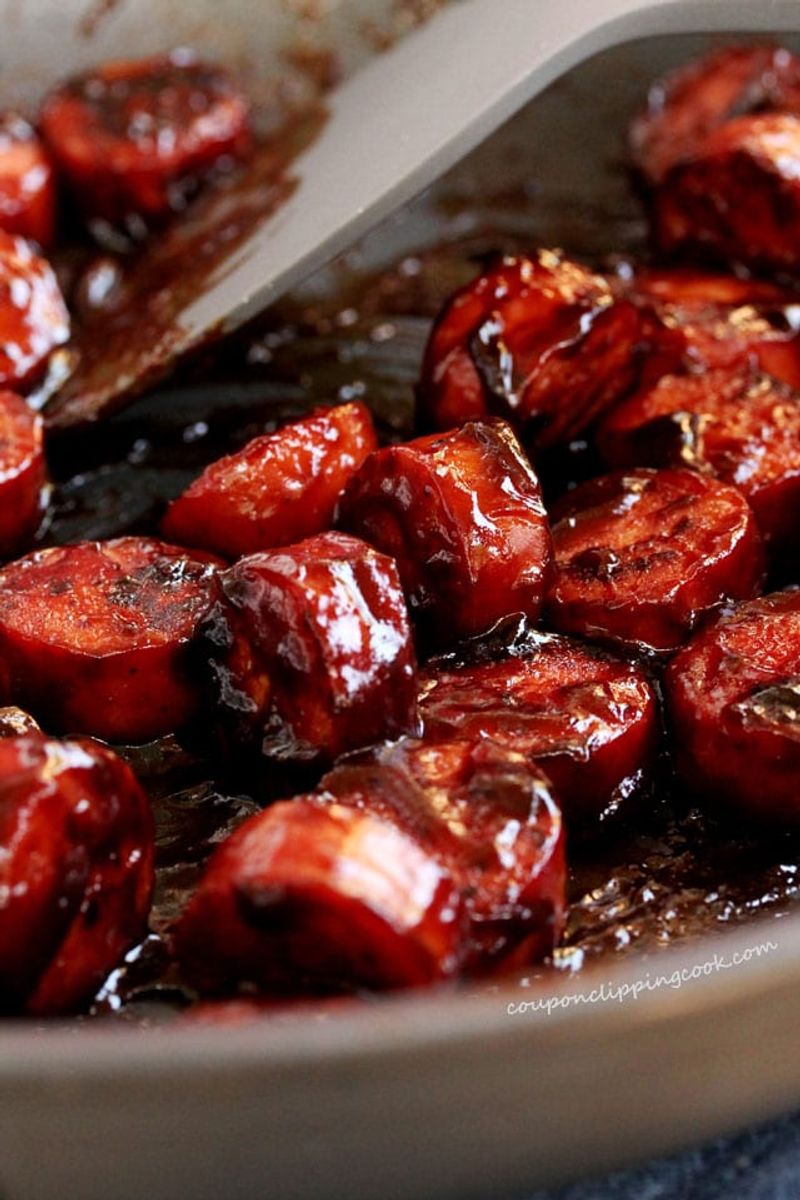 Sweet and Spicy BBQ Sausages