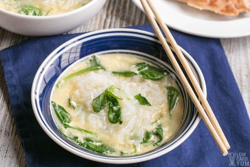 Shirataki Noodles in Savory Broth