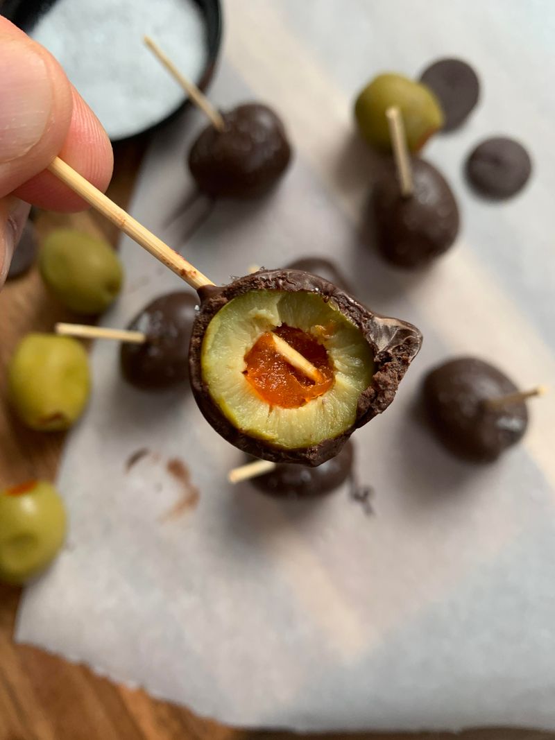 Chocolate-Covered Olives