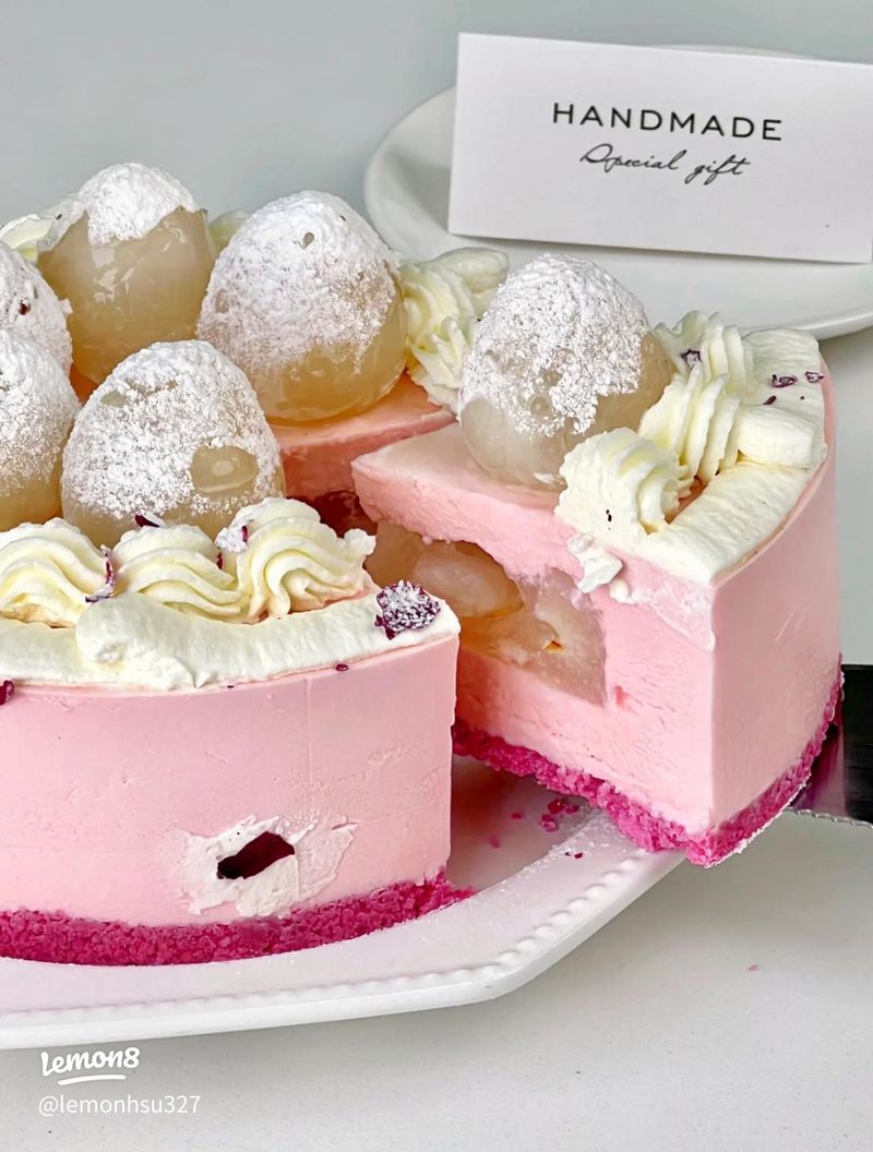 Lychee Rose Infusion Pie