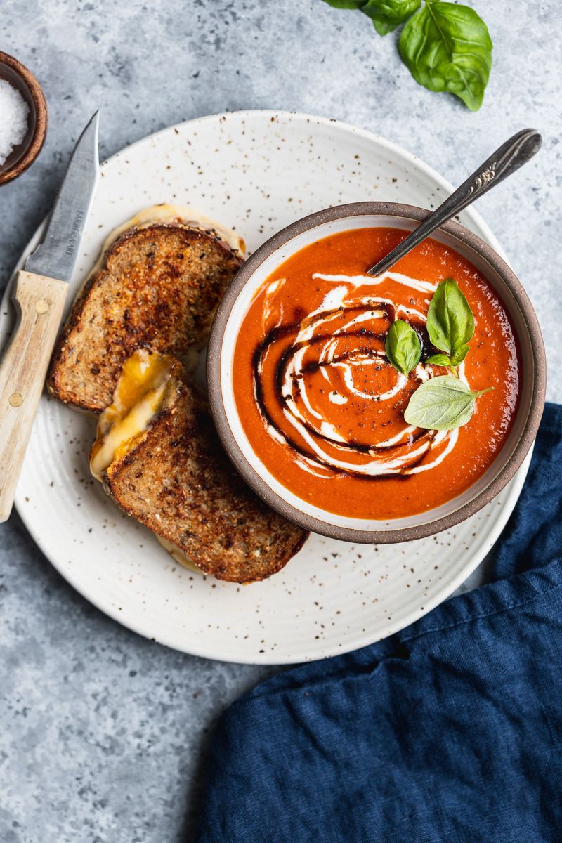 Tomato Soup and Grilled Cheese