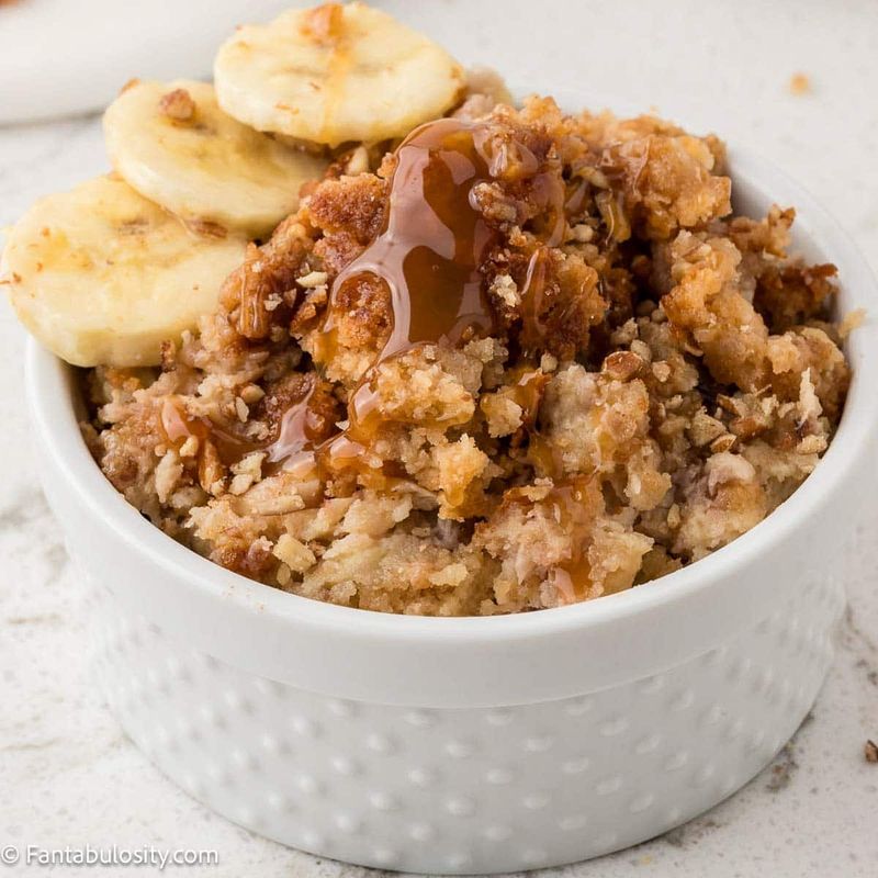 Banana Walnut Dump Cake