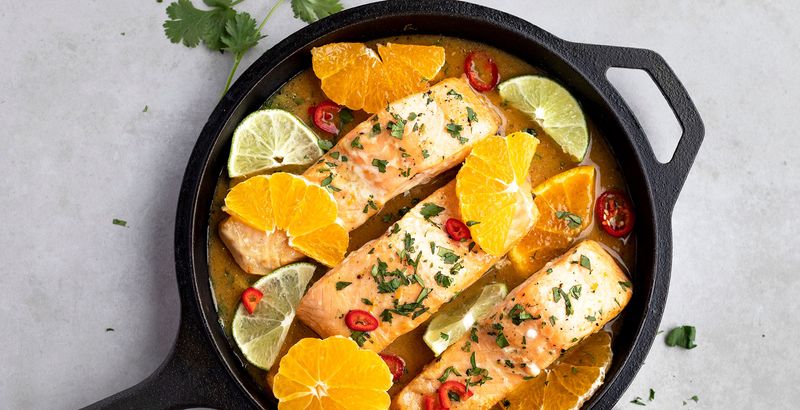 Citrus Poached Salmon