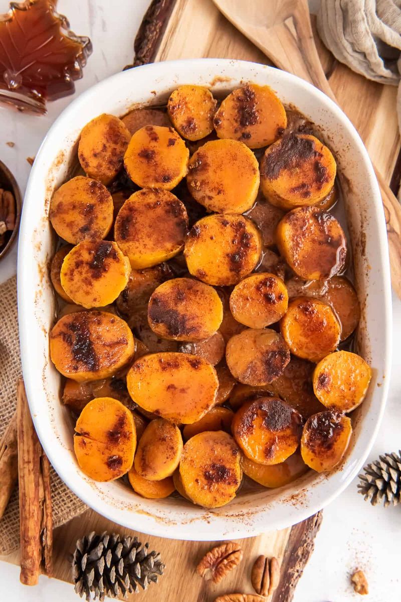 Maple-Glazed Sweet Potato Topping