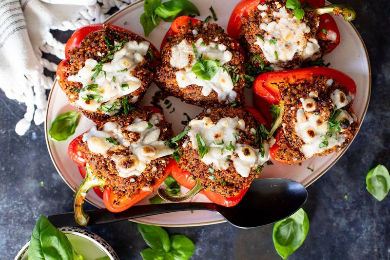 Quinoa Stuffed Bell Peppers