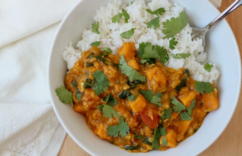 Lentil and Sweet Potato Curry