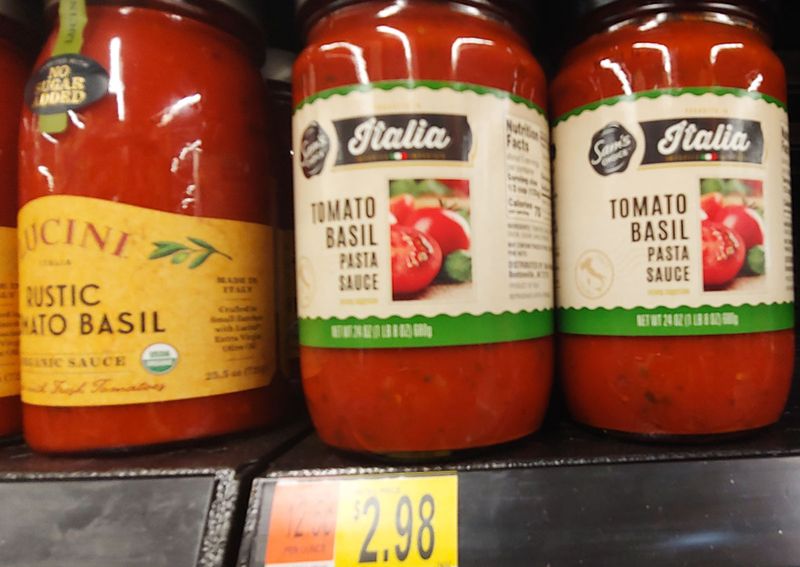 Walmart's Sam's Choice Italia Marinara Sauce