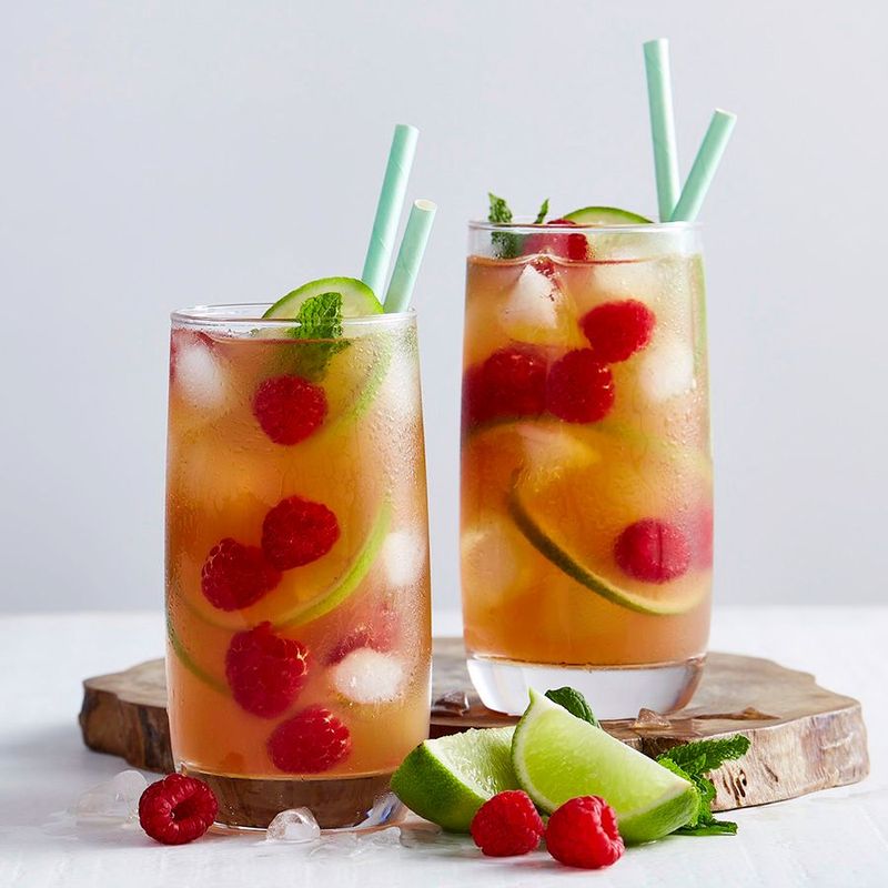 Raspberry Mint Iced Tea