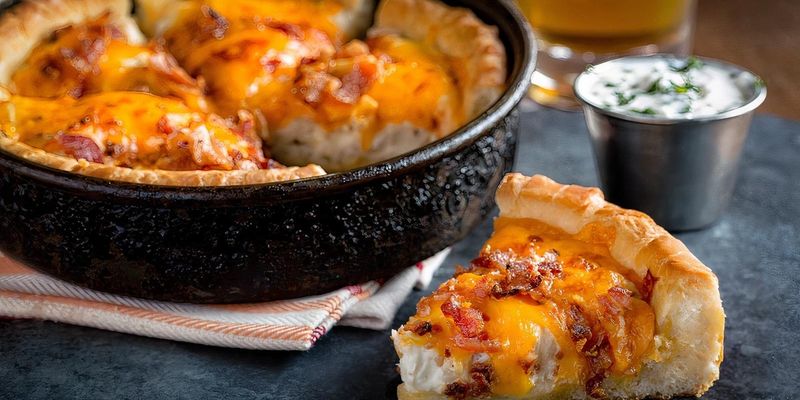Uno Pizzeria & Grill: Pizza Skins & Giant Meatball Combo