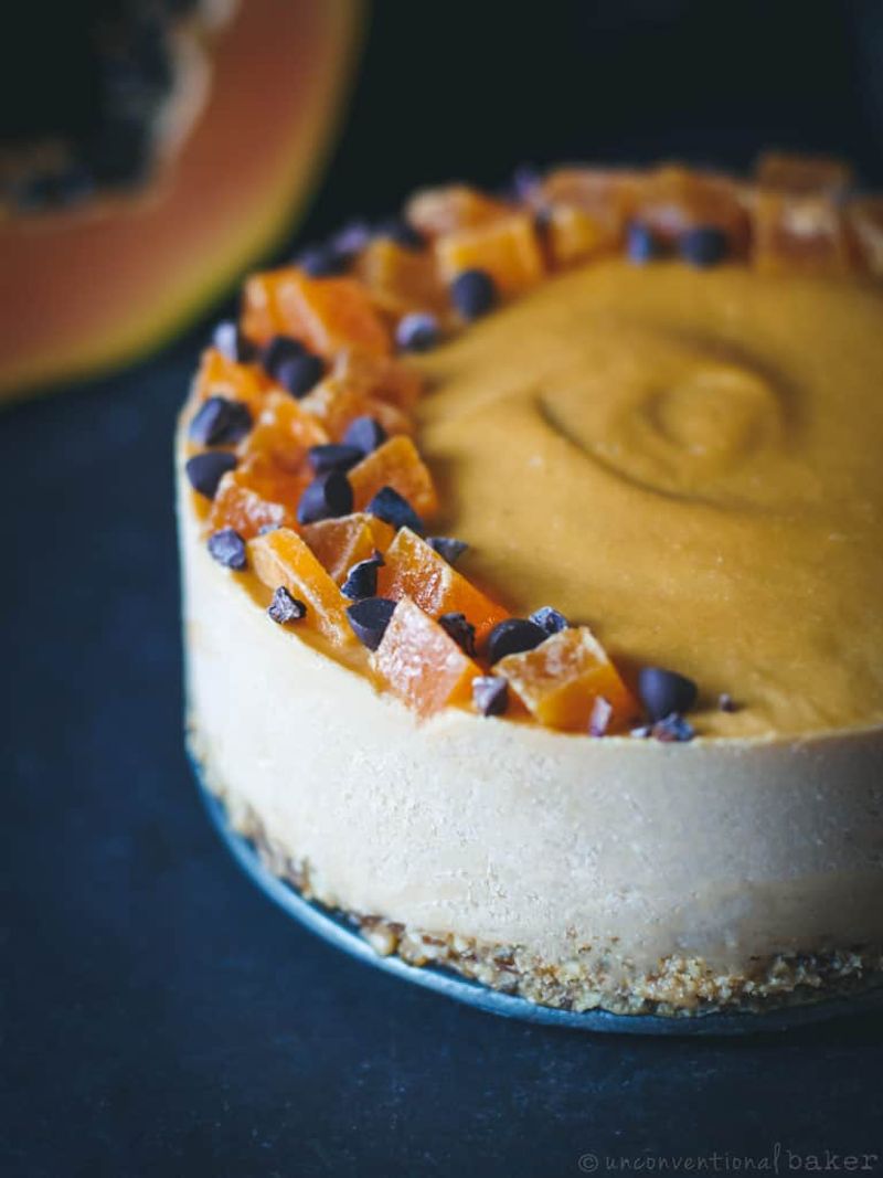 Papaya Lime Breeze Pie