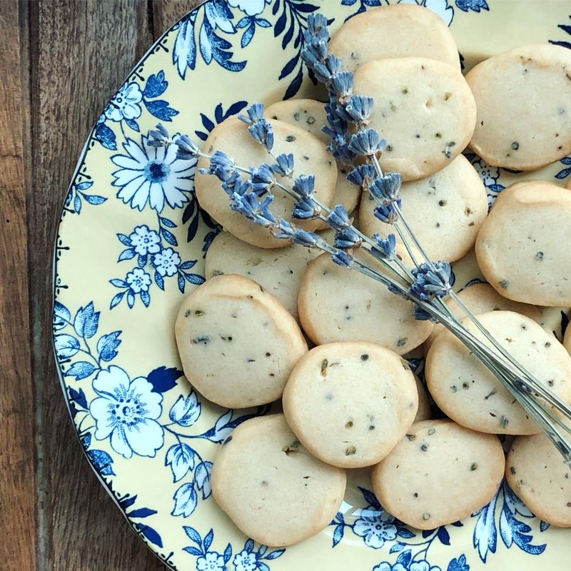 Lavender Honey Shortbread