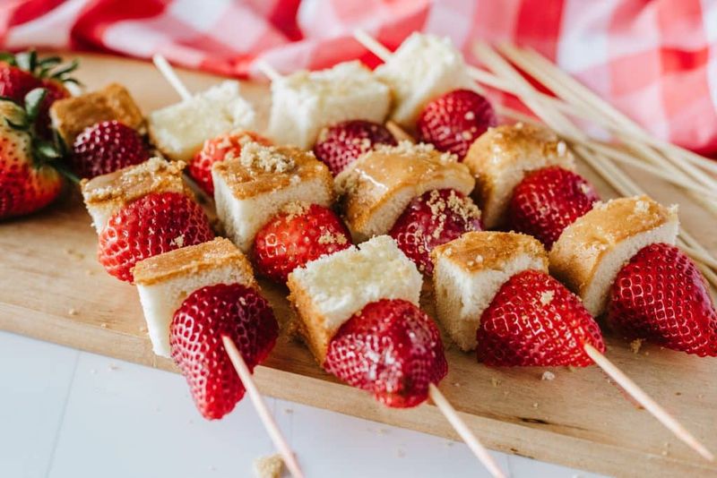 Strawberry Shortcake Skewers