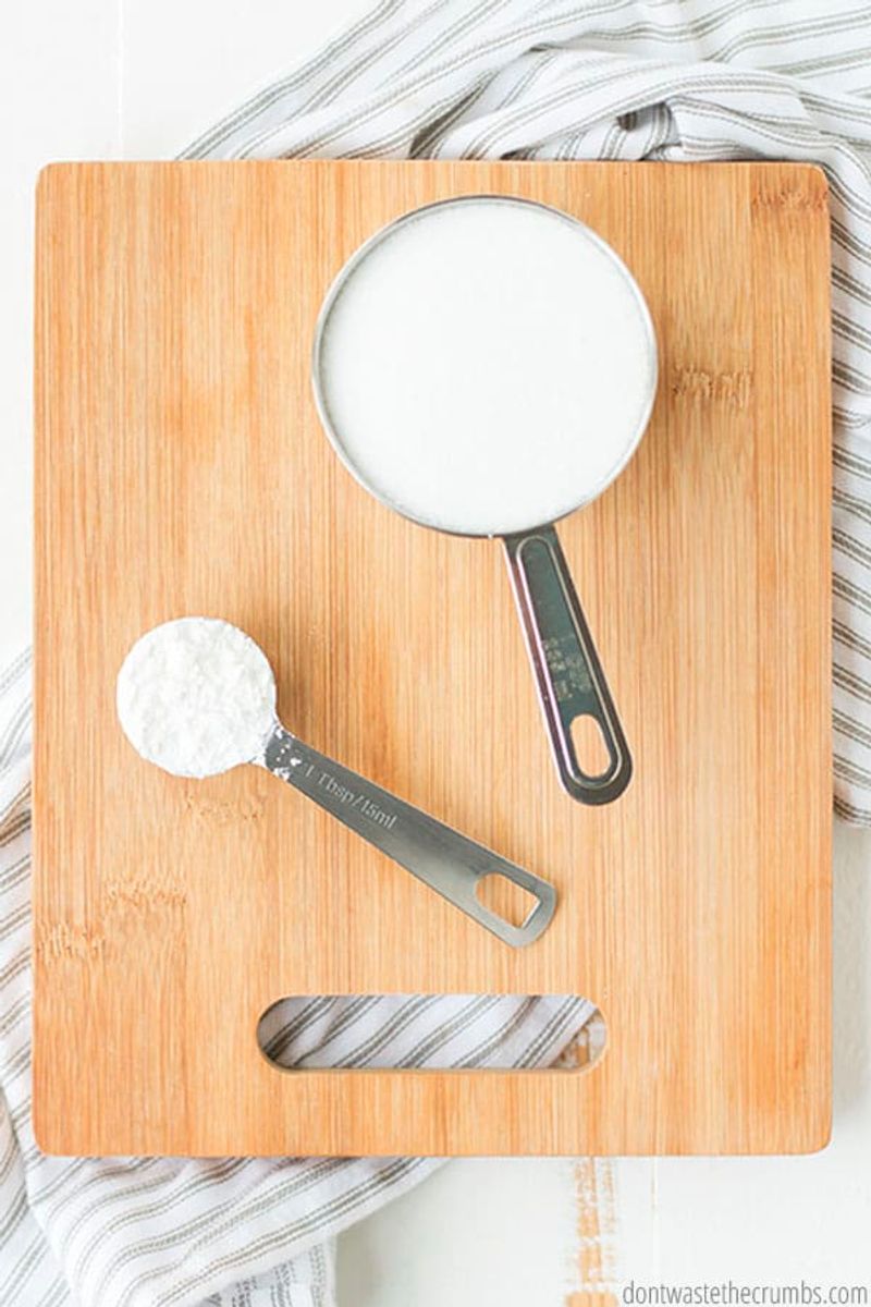Granulated Sugar and Cornstarch