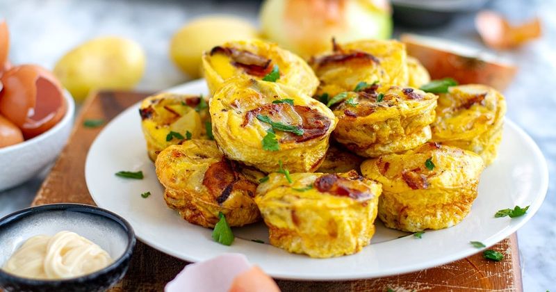 Spiced Potato Breakfast Muffins