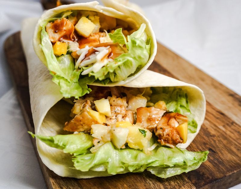 Hawaiian BBQ Burrito