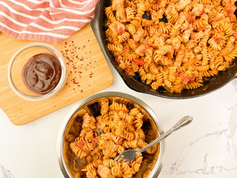 Smoky BBQ Chicken Pasta Salad