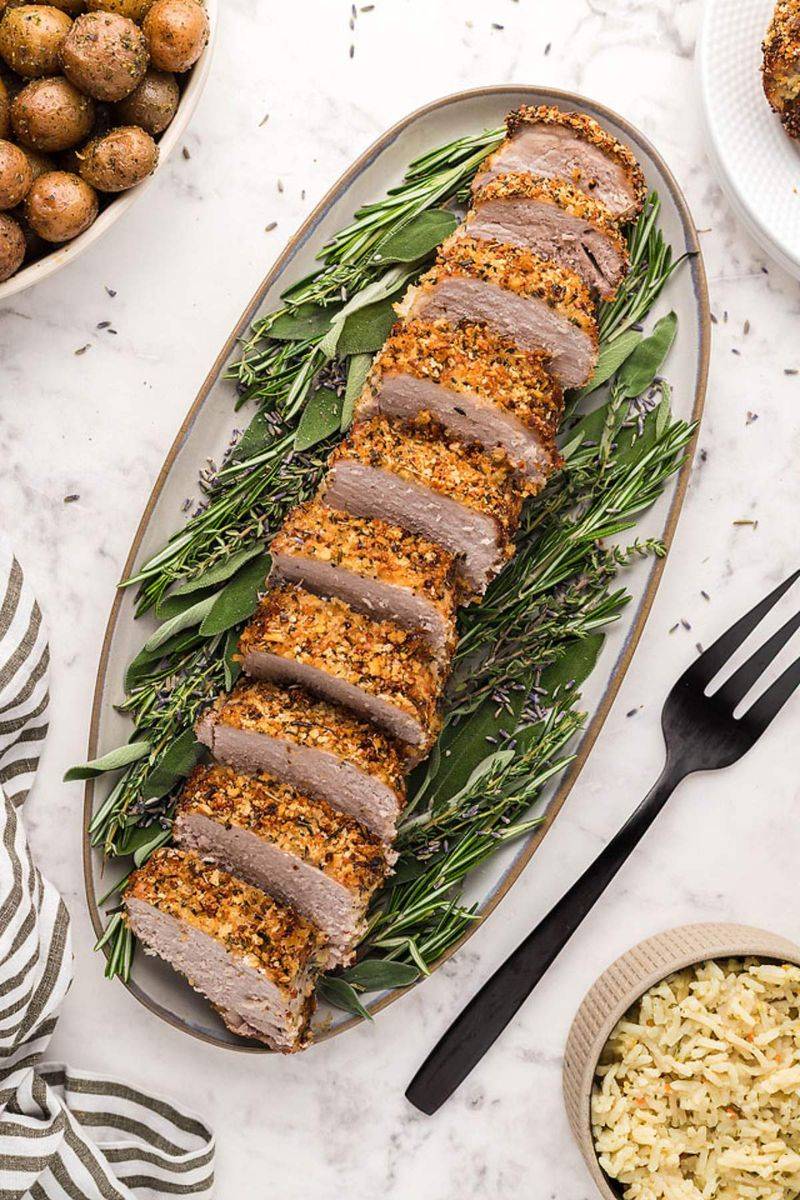 Herb-Crusted Pork Tenderloin