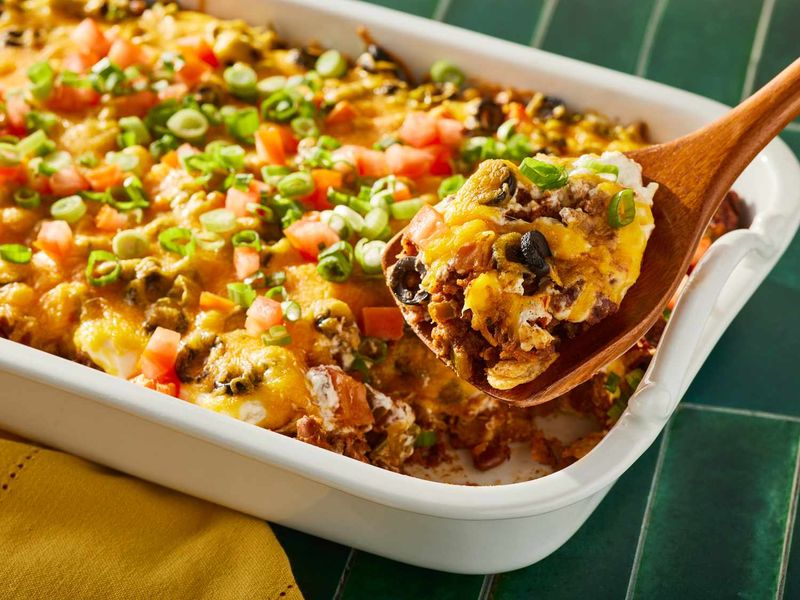 Cornbread Taco Casserole