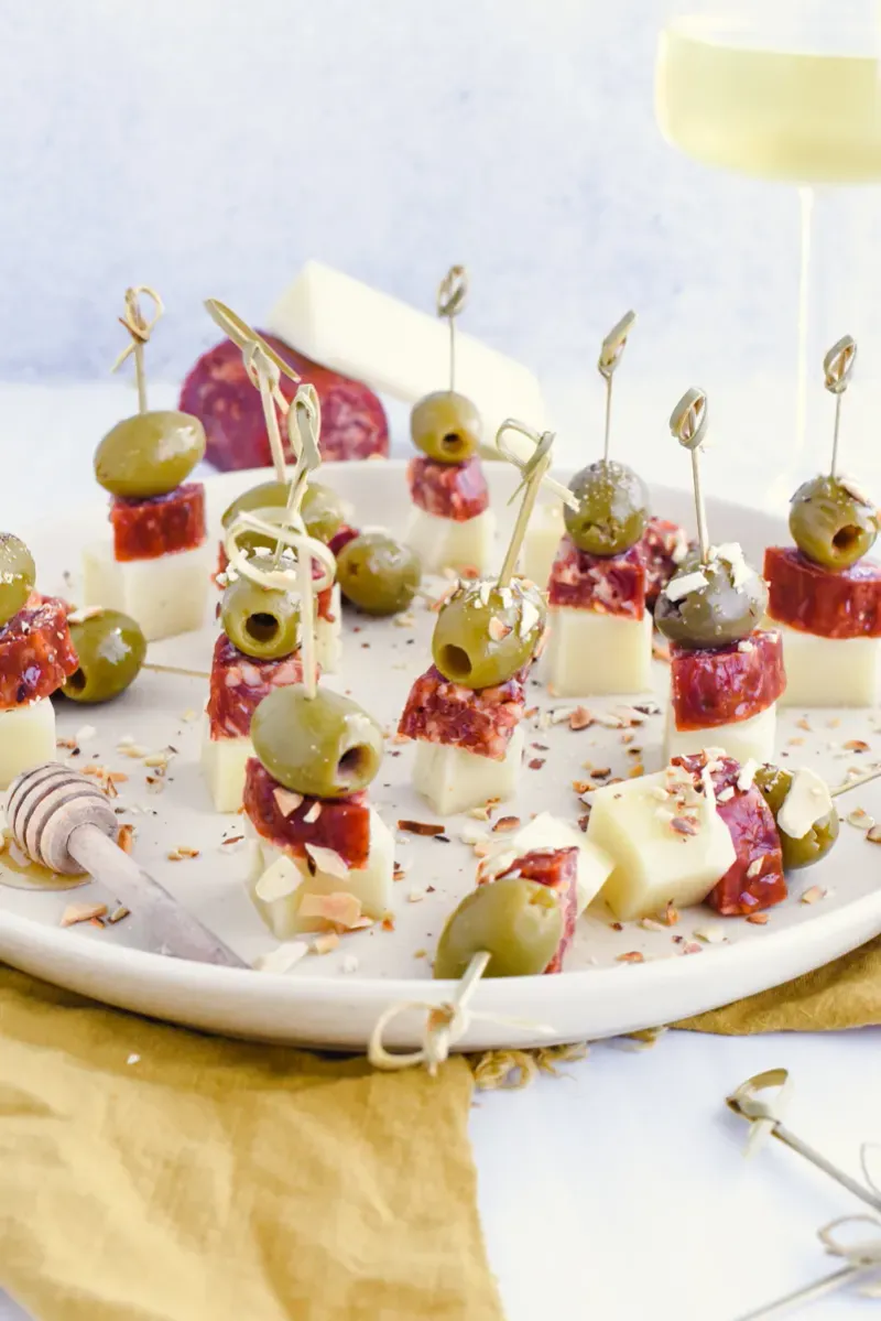 Spanish Manchego Cheese Tapas