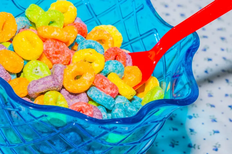 Synthetic Food Coloring in Kids Cereals