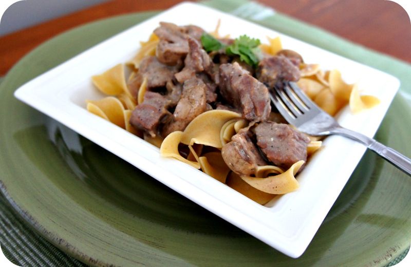 Beef Stroganoff