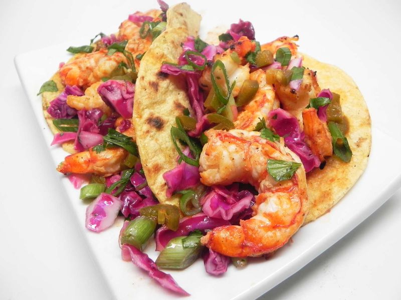 Spicy Shrimp Tacos