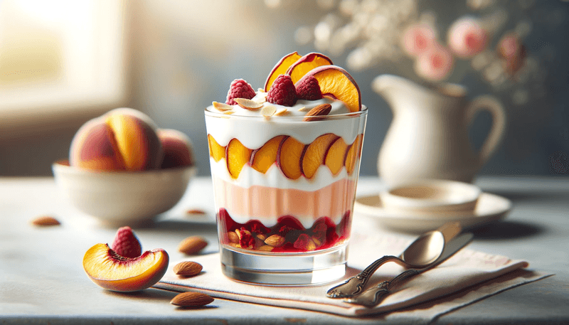 Peach Melba Parfaits