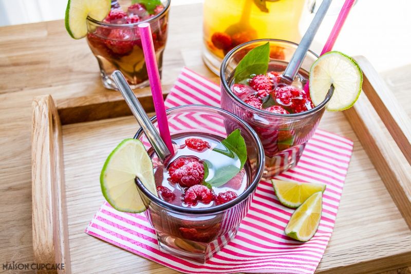 Frozen Fruit Garnish