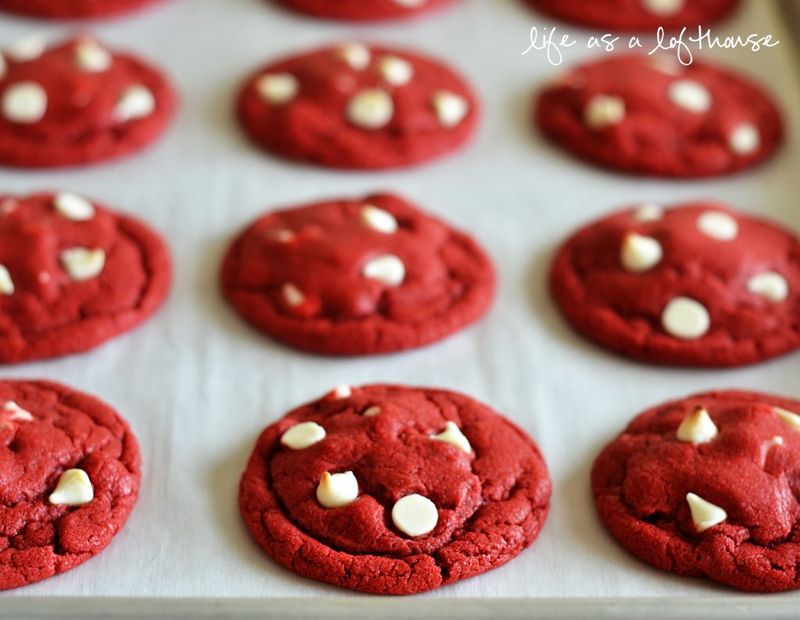 Red Velvet Maple Cookies