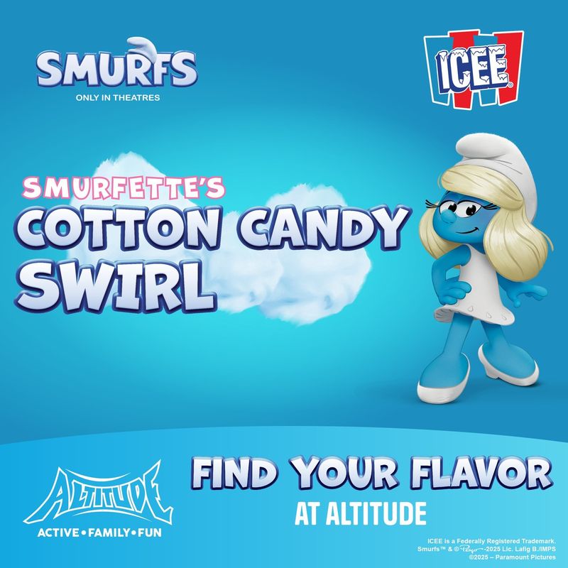 Smurfette’s Cotton Candy Swirl