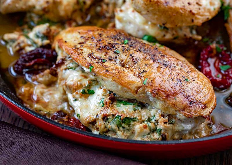 Stuffed Mozzarella Chicken Breasts