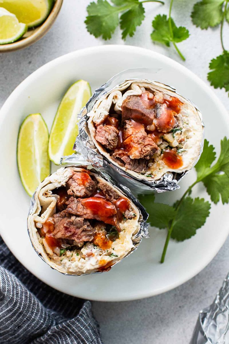 Chili Lime Steak Burrito