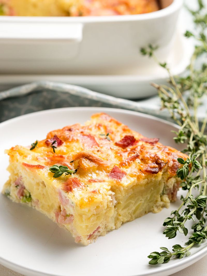 Ham and Cheese Breakfast Bake