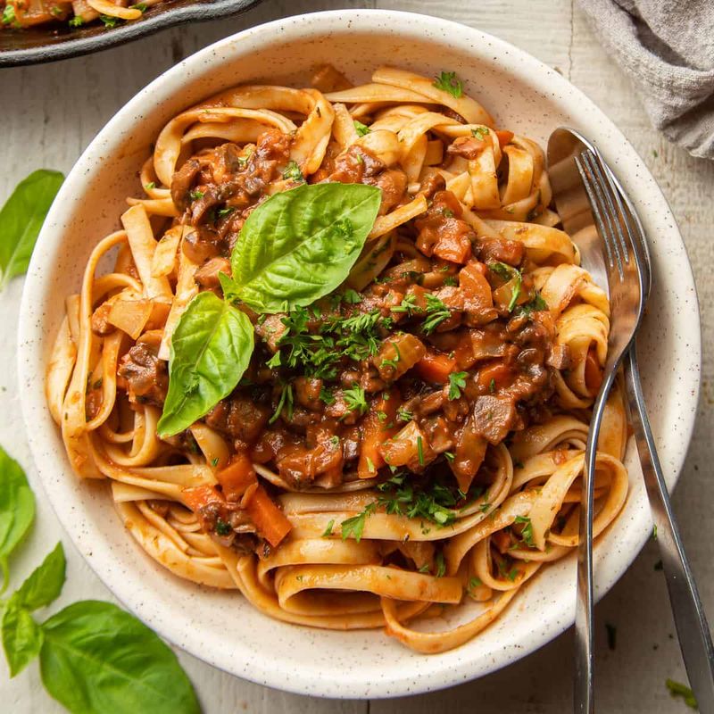 Mushroom Bolognese Sauce