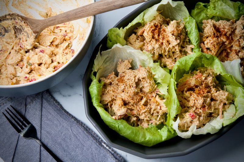 Hot Chicken Lettuce Wraps