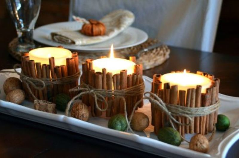 Cinnamon Stick Centerpieces
