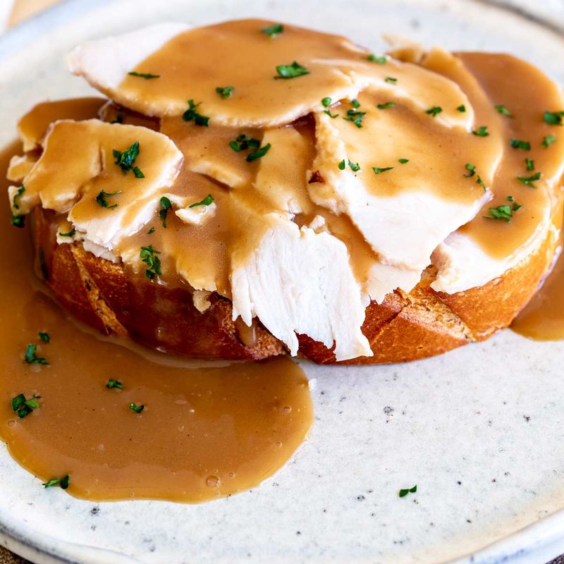 Nevada: Open-Faced Turkey Sandwich – The Coffee Cup, Boulder City
