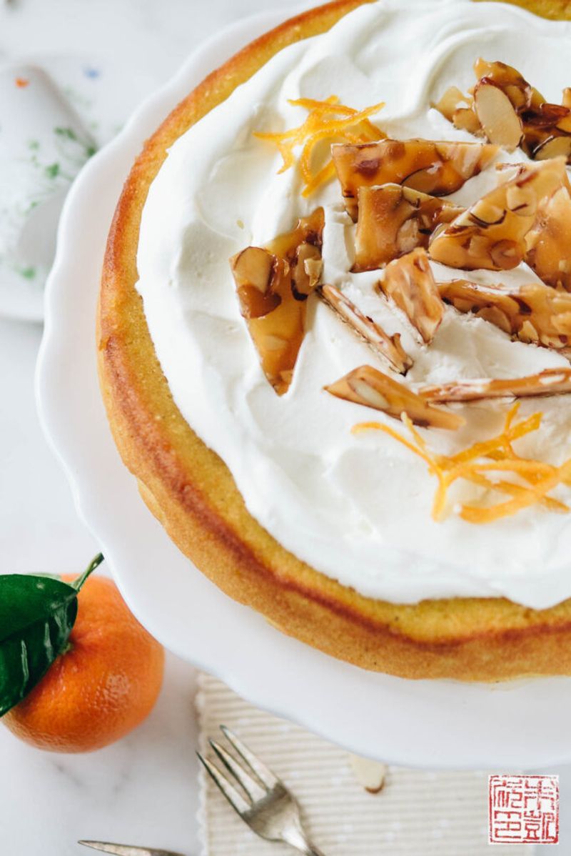 Tangerine Cardamom Bliss Pie