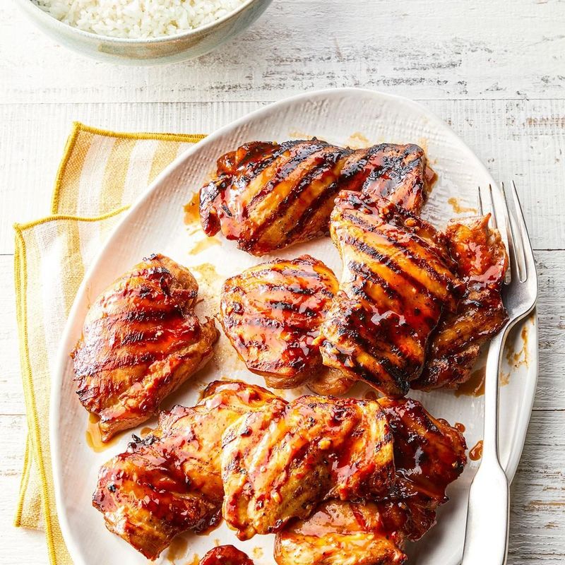 New Hampshire: Grilled Maple-Glazed Chicken