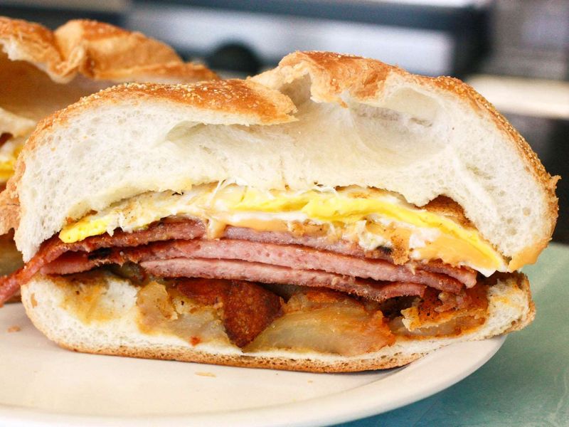 New Jersey: Grilled Taylor Ham Sandwiches