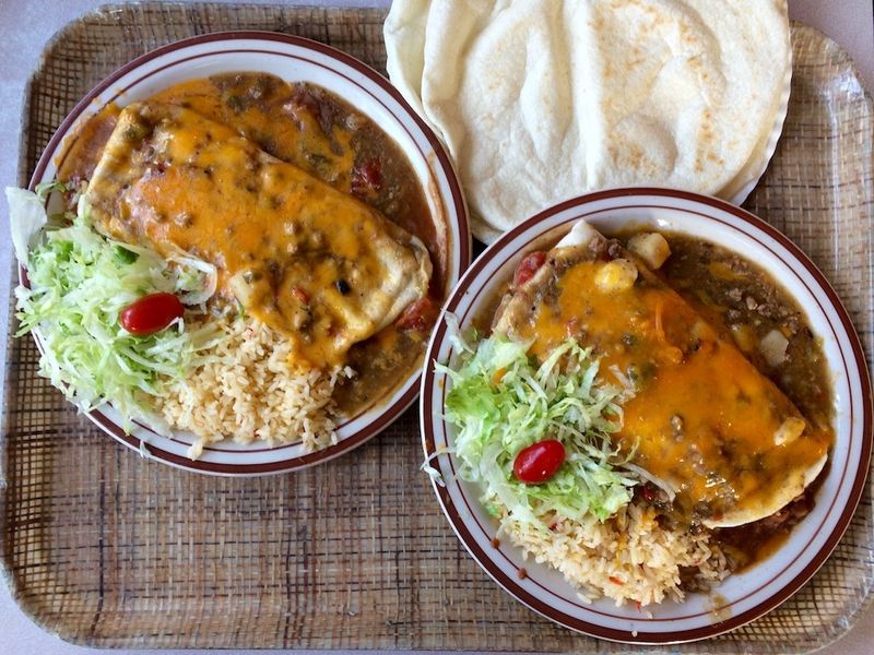New Mexico: Green Chile Enchiladas – Frontier Restaurant, Albuquerque
