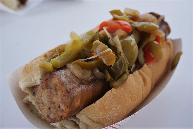 New York: Grilled Hot Sausage