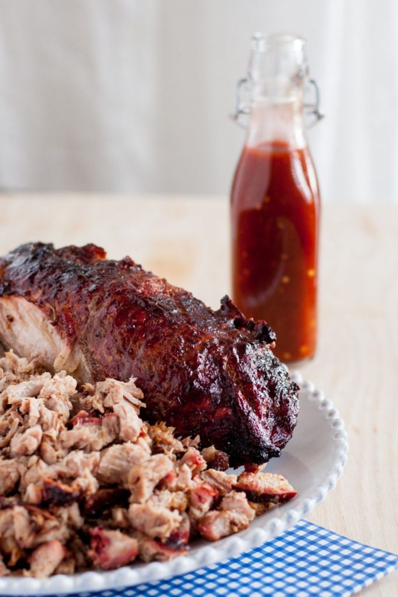 North Carolina: Grilled Pulled Pork Shoulder