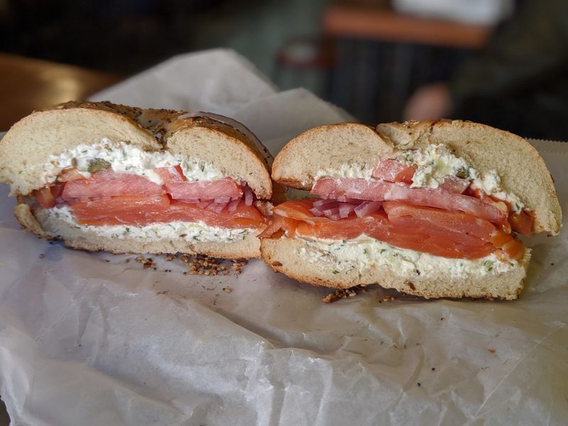 Bagel with Lox and Cream Cheese